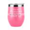 Promotional gifts thermal multicolor egg shape 12oz wholesale stainless steel tumbler