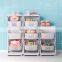 Plastic Toy Storage Rack multi-layer Cabinet Toy Basket Shelf Large Capacity for Living Room, Kitchen