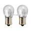 High quality PY21W S25 BAU15s Silver / Chrome Amber Glass 12V21W Car Tail Lamp Stop Light Indicator Bulb