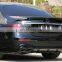 rear bumper for benz E63s AM sport style rear lip exhaust pipe