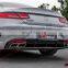 CLY Car Bodykit For S Class Coupe upgrade S65 AMG body kit For S-coupe W217 S320 S400 S450 bumper grille diffuser