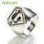 Topearl Jewelry 2016 New Design Fashion Men's Stainless Steel Cool Superman Rings For Men Boys Jewelry MER229