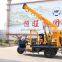 Agricultural tricycle carries water well drilling rig for hot selling