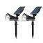Waterproof IP65 Outdoor 4 LED Solar Spike Light For Garden Landscape LED Lawn Solar Spike Lamp