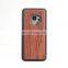 Natural engraving wood mobile phone cover case for Samsung Galaxy S9 plus