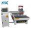 Wood CNC Router With Pneumatic Cylinders 4 Spindles Pneumatic Tool Changing ATC Woodworking Machine