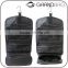 black top-grain cowhide leather hanging toiletry bag makeup organizer travel wash bag for men