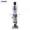 High pressure chemical lab size mixing double layer glass reactor bioreactor
