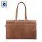 Stylish Look Anthracite Fitting Hot Selling Zipper Closure Type Luxury Women Genuine Leather Handbag Manufacturer
