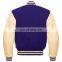 Popular Custom Wholesale Plain retro style varsity Jackets / Premium quality wool letterman style varsity jacket