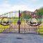 2022Newest Cheap Ornamental Wrought Iron Gate for Driveway Garden