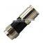F Coaxial cable compression connector RG6 coaxial cable with weather-sealed O-ring weather boot and waterproof