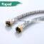 Length Optional Stainless Steel Flexible Braided Metal Hose For Wash Basin