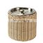Hot Sale hand-woven rattan cover ice bucket Removable stainless steel bucket Vienam Supplier Cheap WHolesale