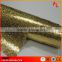 2016 factory price golden color reflective metallic self adhesive pvc film
