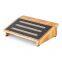 Folding Foot Rest - Wooden Rolling Office Chair Leg Rest wooden Footrest