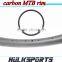 29er 42mm Width Carbon rims MTB rims Tubuless carbon periphery Hookless carbon mtb rim used for mountain bike
