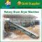 Low speed rotation cow dung dewatering machine/chicken manure drum dryer machine