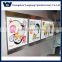 Magnetic led fast food menu boards, ultra thin commercial menu board