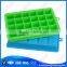 Durable Square Shape Silicone Ice Cube Tray Mold
