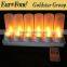 2016 hot !!! mutil-color rechargeble led candle for religious activities