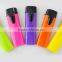 homemade plastic material cigarette lighter, electronic rechargeable torch lighters