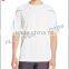 fashion men sport blank dri fit t-shirt wholesale 100% Polyester white crew neck T-shirt