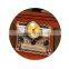 Wooden desktop turntable vinyl player gramophone with CD/MP3/cassette format, FM/AM radio /headphone jack