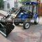 25HP 35HP 4wd mini tractor with front loader 4in1 bucket and backhoe,4cylinders,8F+2R shift,with Cabin,heater,fan,fork,blade