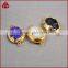 Dazzling gold jewelry 18k druzy oval geode connector amethyst tones crystal druzy pendant with two bails                        
                                                                Most Popular