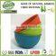 bright colors bowl set, bamboo fibre colorful bowl, bamboo cute bowl
