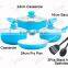 6Pcs White Ceramic Cookware Sets/Aluminum Pressed Cookware Set with Color Paint Handle