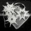 Acrylic Snowflake Christmas Tree Decorations Set of 3