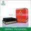 Red fashion beauty lid and base white spirit packaging box