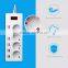 4 outlets 6 usb smart extention socket for iPhone6 6S iPad mini LG Samsung Galaxy HTC Nexus