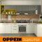 White Acrylic Cupboard L Shape Wood Kitchen Cabinet