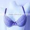 Striped Underwired Cotton Spandex Breathable Sexy Bra