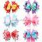 Deshine Wholesale Ribbon Bow Christmas Hairpin ZX1026