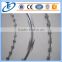 2016 China alibaba galvanized welded razor barbed iron wire for guardrail