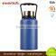 64oz Silver Stainless Steel Vacuum Insulated Double Wall Beer Bottle