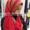 NL182 latest gorgeous chiffon long scarf with sequins glitters