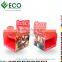 POS Corrugated Plastic Display Stand, Cardboard Counter Top Display