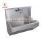 Durable Stainless Steel Hospital Medical Surgical Scrub Sink Medical Hand Washing Trough With Sensor Tap