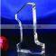 Fashion blank number 1 crystal trophy award for champion