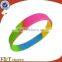 2015 hot sale charm colorful dye customize soft silicon/PVC/rubber bracelet
