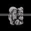 Ready Stock 12 Styles Love Emotion Stainless Steel European Charms Spacer Beads For Charm Bracelet Necklace Making SEB-LG153
