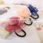 Fashion Korean Rose Flower Headband Hair Ring Rope Elastic Bands Women Hair Accessories 6 Colors