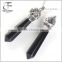 Opal Quartz Long Point Pendulum Pendant with Silver Cap,Hexagon Healing Crystal Quartz Pendulum Skull pendants                        
                                                Quality Choice