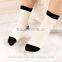 Classic black and white cotton socks children socks