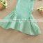 (LG008) purple/green Neat children fancy dresses latest frock designs children party princess dress wedding wear kids